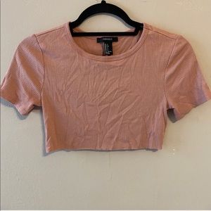 Forever 21 Pink Crop Top
